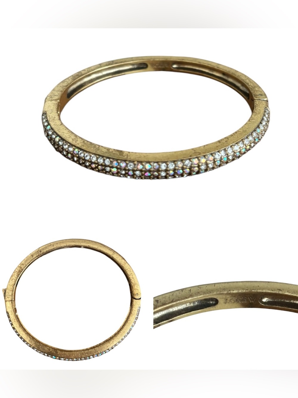 J. Crew Beaded Clasp Bangle Bracelet